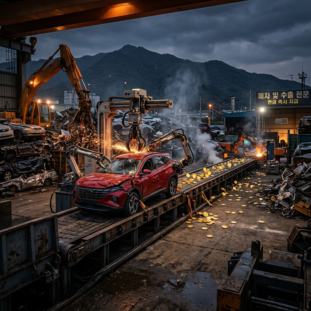 폐차 서비스 배경
